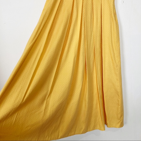 Vintage A-line Pleated Midi Skirt - Picture 4 of 10